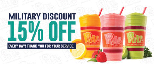 Military discount 15% off